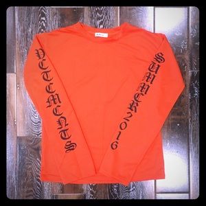 Long Sleeve Orange Top